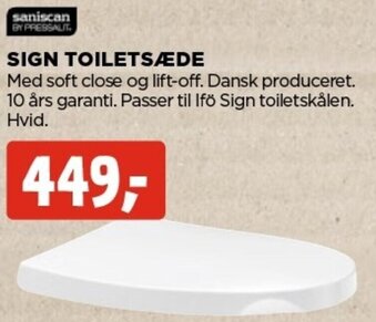 jem & fix Sign Toiletsæde tilbud