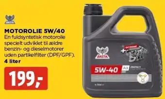 jem & fix Motorolie 5W/40 4Liter tilbud