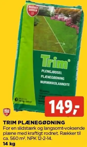 jem & fix Trim Plænegødning 14Kg tilbud