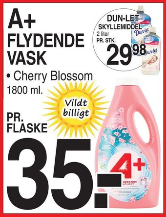 ABC Lavpris A+ flydende vask tilbud