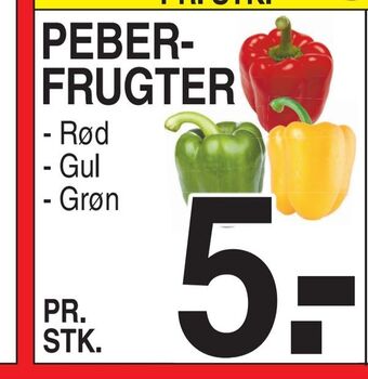 ABC Lavpris Peberfrugter tilbud