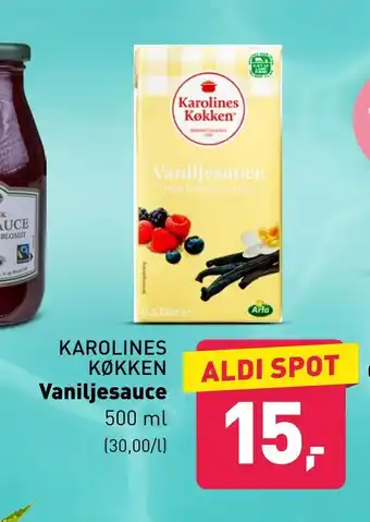ALDI Vaniljesauce tilbud