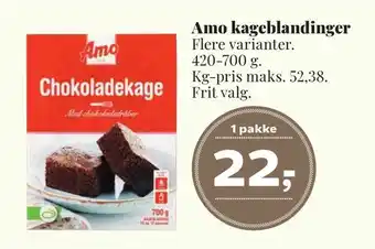 Dagli'Brugsen Amo kageblandinger tilbud