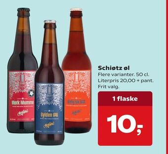 Dagli'Brugsen Schiøtz øl tilbud