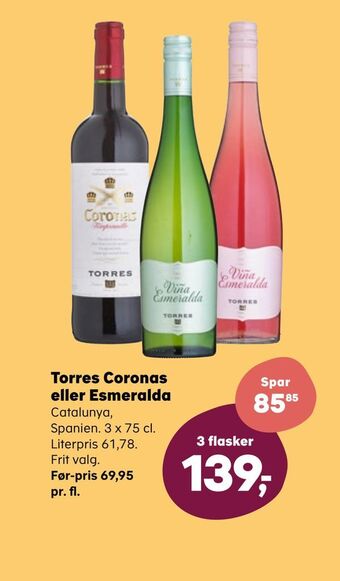 Kvickly Torres Coronas eller Esmeralda tilbud