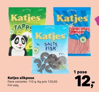Kvickly Katjes slikpose tilbud