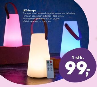 Kvickly LED lampe tilbud