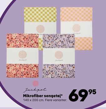 Kvickly Mikrofiber sengetøj tilbud