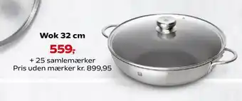 Kvickly Wok 32 cm tilbud