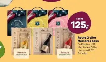 Kvickly Route 2 eller Memoro i boks tilbud