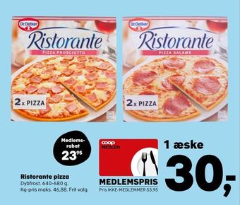 Kvickly Ristorante pizza tilbud