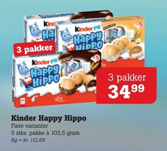 Poetzsch Padborg Kinder Happy Hippo tilbud