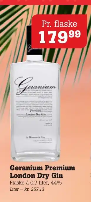 Geranium Premium London Dry Gin
