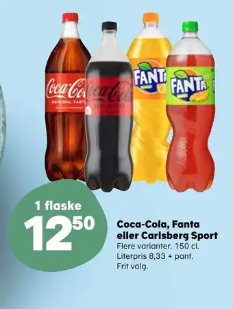 Coca-Cola, Fanta eller Carlsberg Sport