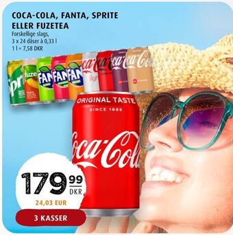 Scandinavian Park Coca-cola, fanta, sprite eller fuzetea tilbud