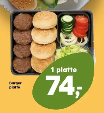 SuperBrugsen Burger platte tilbud