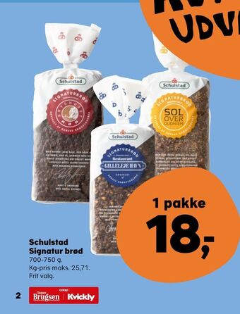 SuperBrugsen Schulstad Signatur brød tilbud