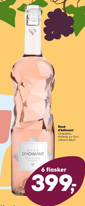 SuperBrugsen Rosé d'Adimant tilbud