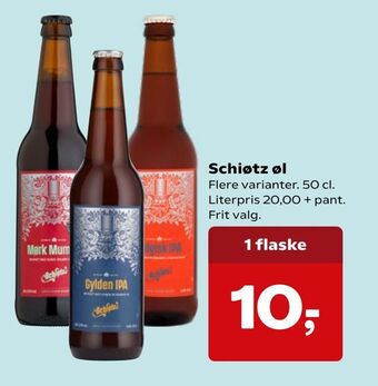 SuperBrugsen Schiøtz øl tilbud