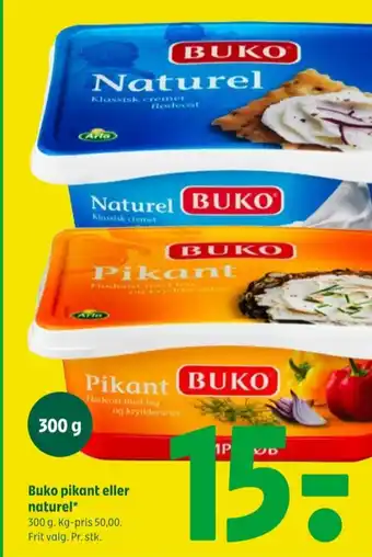 Buko flødeost naturel