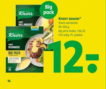Coop 365 Knorr sauce pulver tilbud