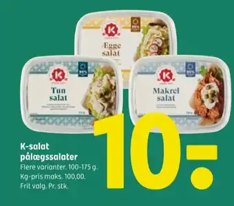 Coop 365 K-salat makrelsalat tilbud