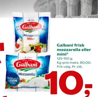 Fakta Galbani mozzarella mini tilbud
