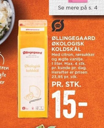 MENY Øllingegaard økologisk koldskål tilbud