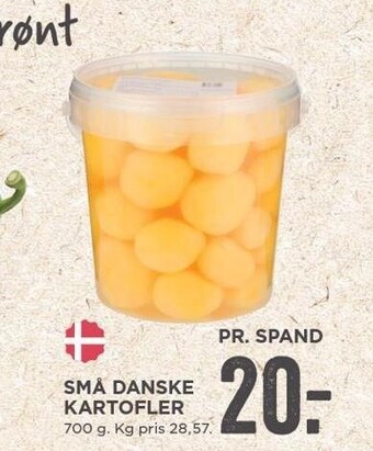 MENY Små danske kartofler tilbud