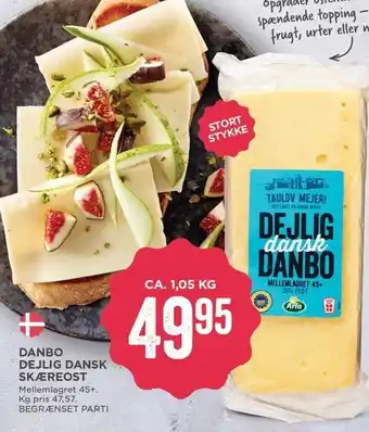 MENY Danbo dejlig dansk skæreost tilbud