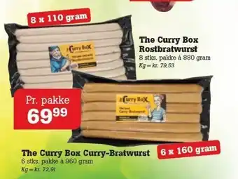 Poetzsch Padborg The Curry Box Rostbratwurst el. Curr-Bratwurst tilbud