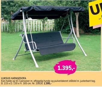 Luksus hængesofa