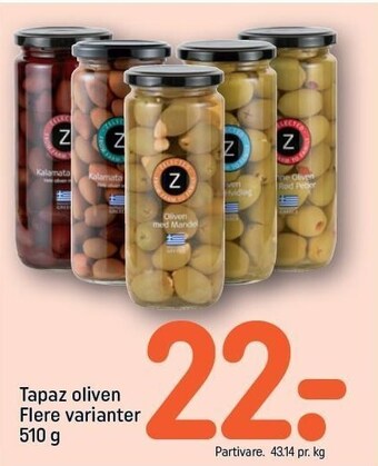 REMA 1000 Tapaz oliven tilbud