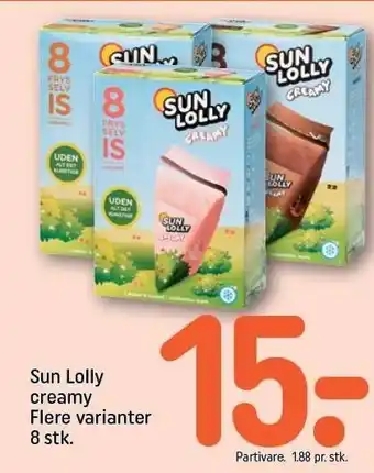 Sun Lolly creamy