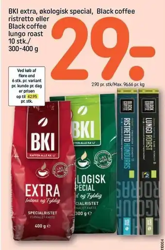 REMA 1000 BKI kaffe tilbud