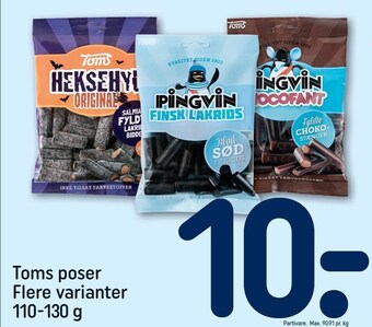 REMA 1000 Toms poser tilbud