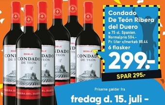 Bilka Condado De Teón Ribera del Duero - 6 fl. tilbud