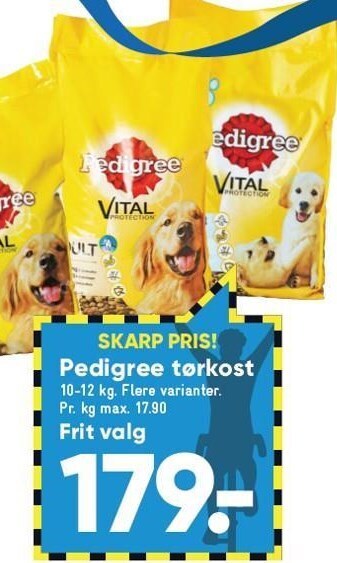 Bilka Pedigree tørkost tilbud