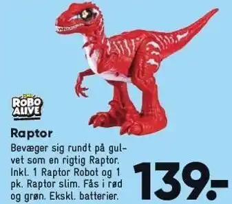 Bilka Raptor tilbud