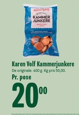 Min Købmand Karen Volf kammerjunkere tilbud