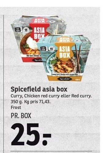 SPAR Spicefield asia box tilbud