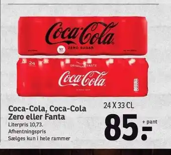 SPAR Coca-Cola, Coca-Cola Zero el. Fanta tilbud