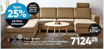 Bilka Rom sofaserie tilbud