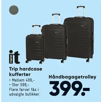Bilka Trip hardcase kufferter Håndbagagetrolley tilbud