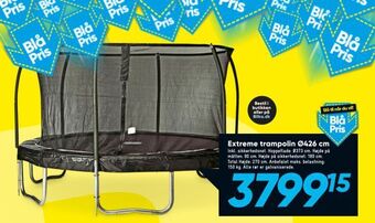 Bilka Extreme trampolin Ø426 cm tilbud