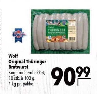 Citti Wolf Original Thüringer Bratwurst tilbud