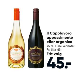 Bilka Il Capolavoro appassimento eller organico tilbud