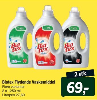 Fakta Tyskland Biotex Flydende Vaskemiddel tilbud