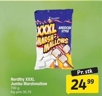 Fakta Tyskland Nordthy XXXL Jumbo Marshmallow tilbud