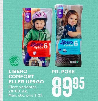MENY Libero comfort eller up&go tilbud